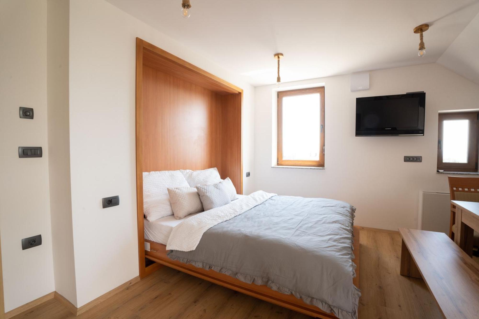 Aparthotel Hom At Vintgar Zgornje Gorje Camera foto