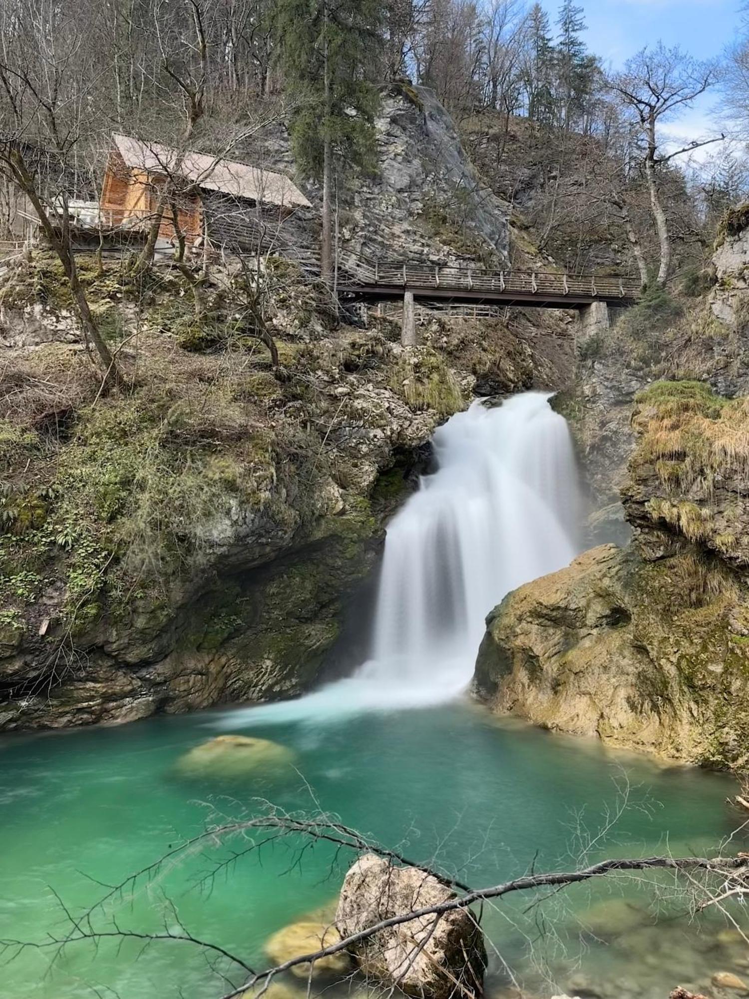 Aparthotel Hom At Vintgar Zgornje Gorje Esterno foto