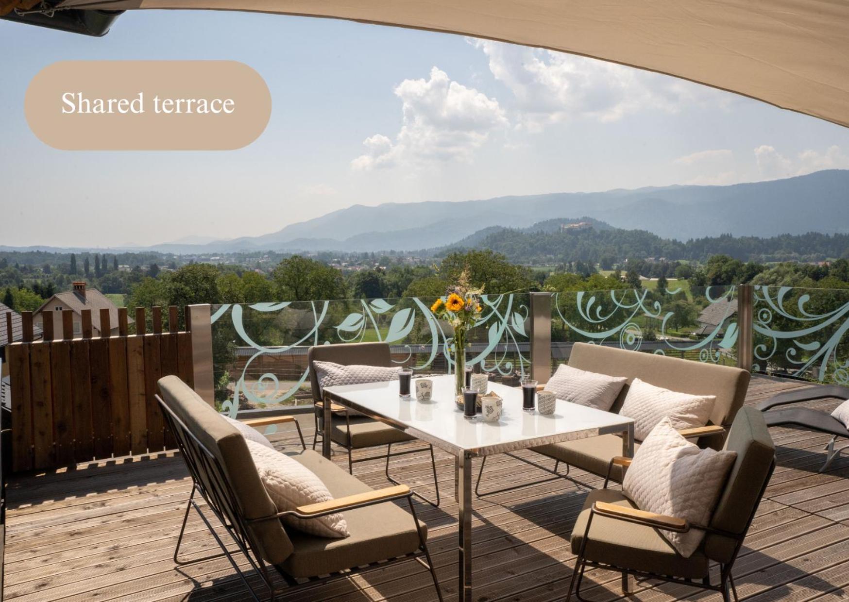 Aparthotel Hom At Vintgar Zgornje Gorje Esterno foto